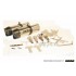 DOUBLE ECHAPPEMENT HOMOLOGUÉE MSR SILENCIEUX MOTO MORINI CORSARO 1200 2005/11 +SUPPORT DE PLAQUE